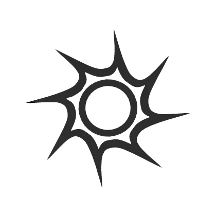 Two Time Glowing Spawn Halo White Outline (Black)