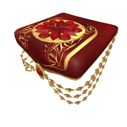 1.0 Royal shoulder pad (left) - red/gold