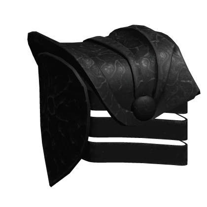 Black Crucible Knight Right Pauldron