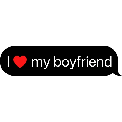 i heart my best friend text bubble message