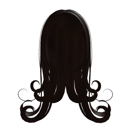 ♡꒰long swirly witch hair in brown꒱