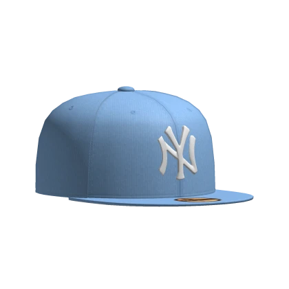 Light Blue NYC Fitted Cap