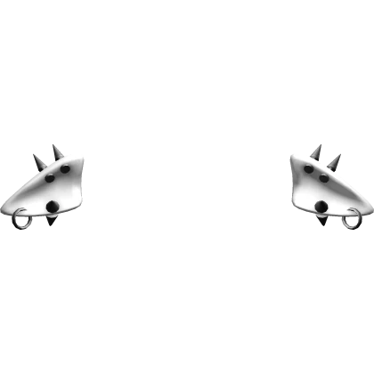 pierced spiked emo gothic droopy elf ears