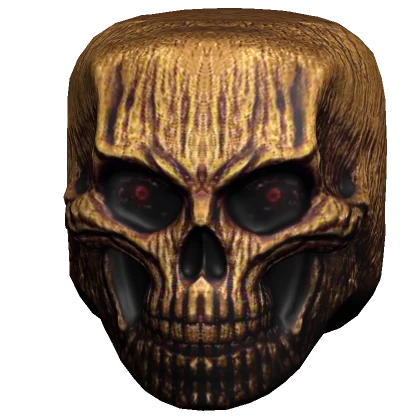 Golden Destruction Skull