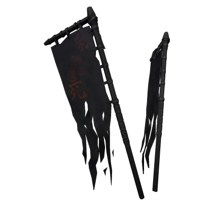 Mecha Noisy Boy Dark Shogun War Flags