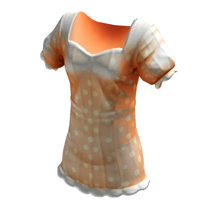 Summer Sleeve Dress in Orange