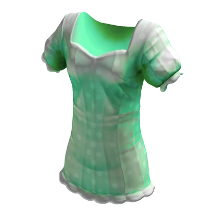 Summer Sleeve Dress in Green