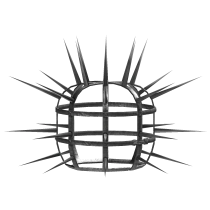 Metal Spiked Face Mask