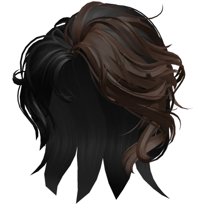 Side Swept Layered Hair (Black & Brown)