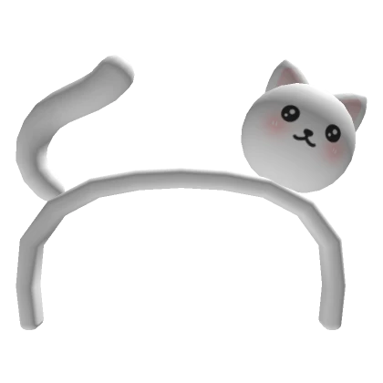 White Cat Headband