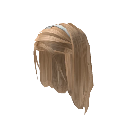 Stylish Y2K Headband Down w/ Wisps (Blonde)