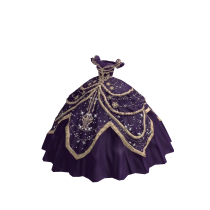 ♾️ Purple astral goddess ballgown