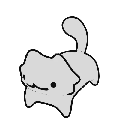 Silly White Cat Suit
