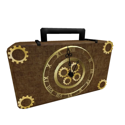 Classic timeless steampunk suitcase