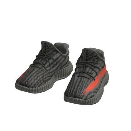 Ye Shoes Grey-Red