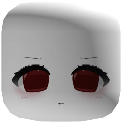 ꒰♡ FREE cute chibi vampire angry face mask