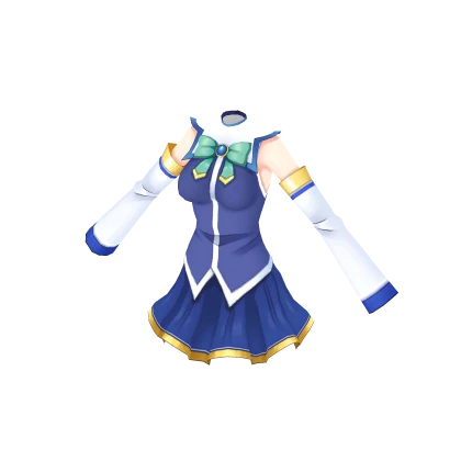 Realistic Aqua Useless Goddess Shirt