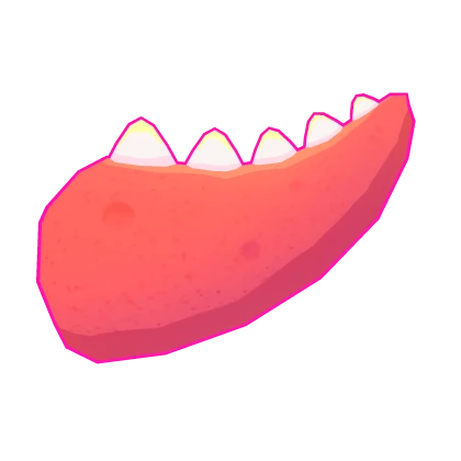 🌙 Dinosaur Tail Pop Red