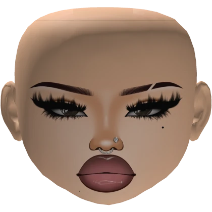 Baddie latina draw Mesh Makeup Gloss lips lashes