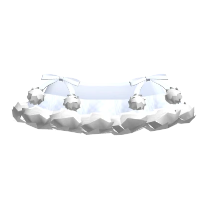 🤍 cozy cutie fluffy fur winter skirt blue plaid