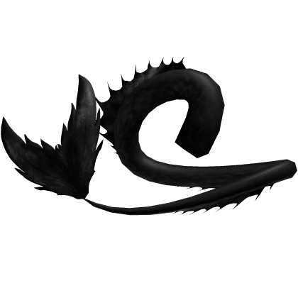 Black Long Siren Tail