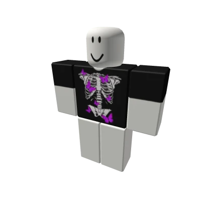 Skeleton Vlone Butterfly Purple skull drip sad DH