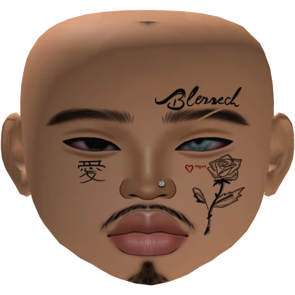 BOY MESH MAKEUP MALE BOY FACE