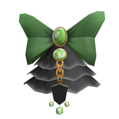 Cute Goth Ribbons - Royal Green