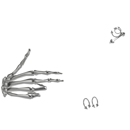 Chrome Bone & Piercings  (Valkyrie Addon)