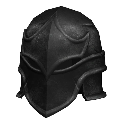 Black Mighty Medieval Helmet