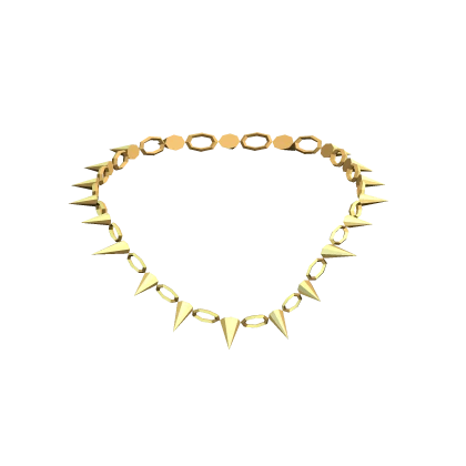 Heavy Metal Necklace in Gold 1.0