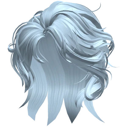 Side Swept Layered Hair (Light Blue)