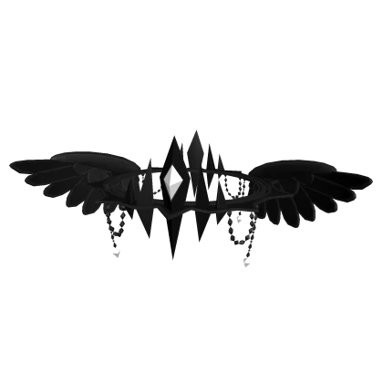 Black and White Fallen Angel Halo