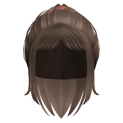 Chihiro's Short Anime Ponytail (Brown)