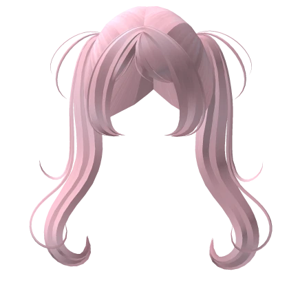 ♡ (FREE) : Long Sweet Windy Pigtails in Pink