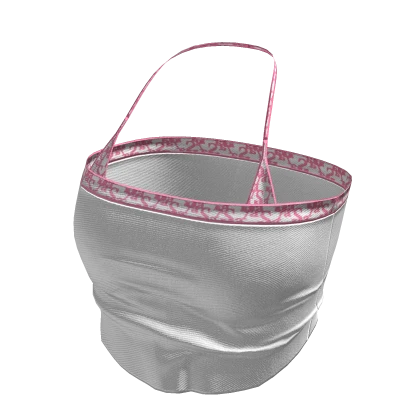 ☆ White Top Syaa Pink Monogram Bikini
