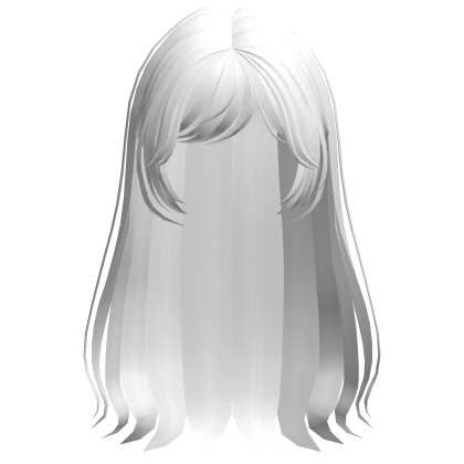 ♡ forest girl cute long hair (white)