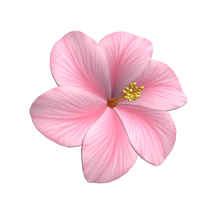 Summer Pink Hibiscus Flower Hairclip