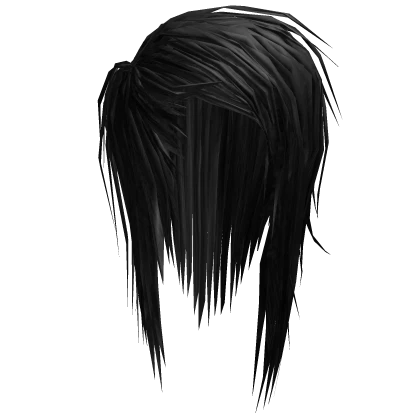 Messy Sideswept Fringe (Black)