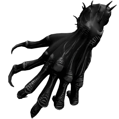 Demon Hand Covering Your Face (Black Silver)