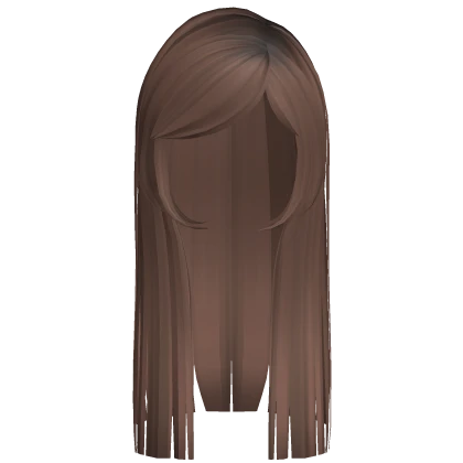 Brown Gothic Side Bang Hime Long Cut