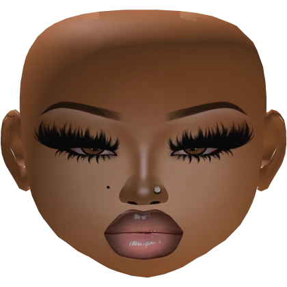 Tired baddie latina girl mesh makeup wear lashes