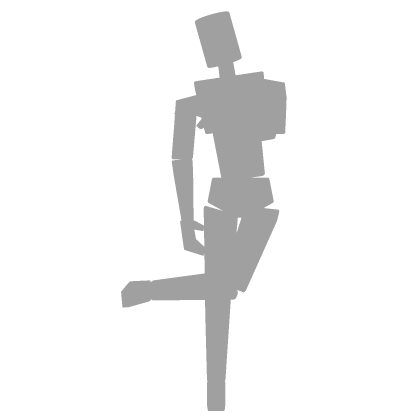 Side Shoe Touch Duo Profile Pose emote Right