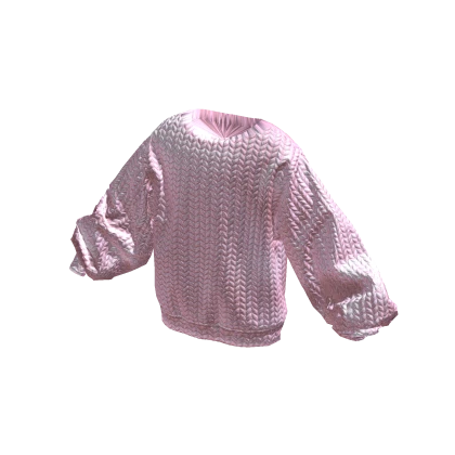 Pink Oversized Sweater