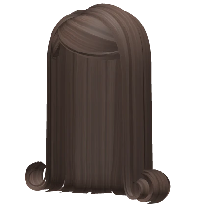 Long Slick Curls in Light Brown