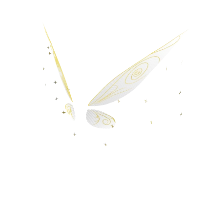 Transparent White Tinkerbell Pixie Fairy Wings
