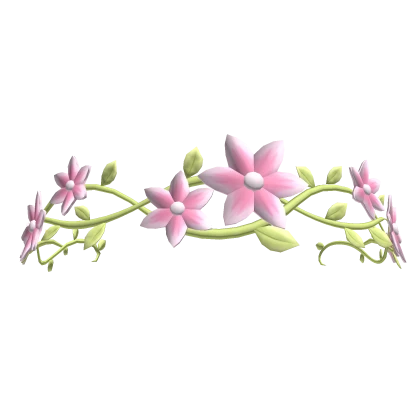 Bloom spring flower crown - pink