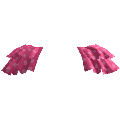 ♡ cute pink igari polka dot accent skirt ruffles 