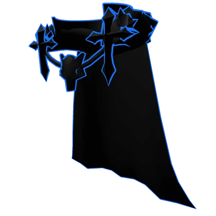 Cartoony Blue Void Cape