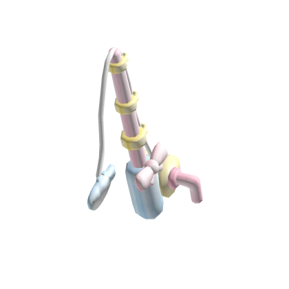 cutesy pastel fishing rod holdable